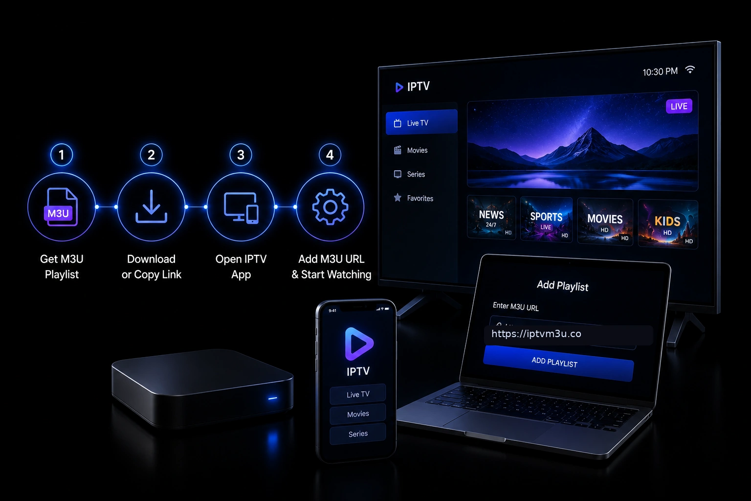 IPTV on iPhone and iPad