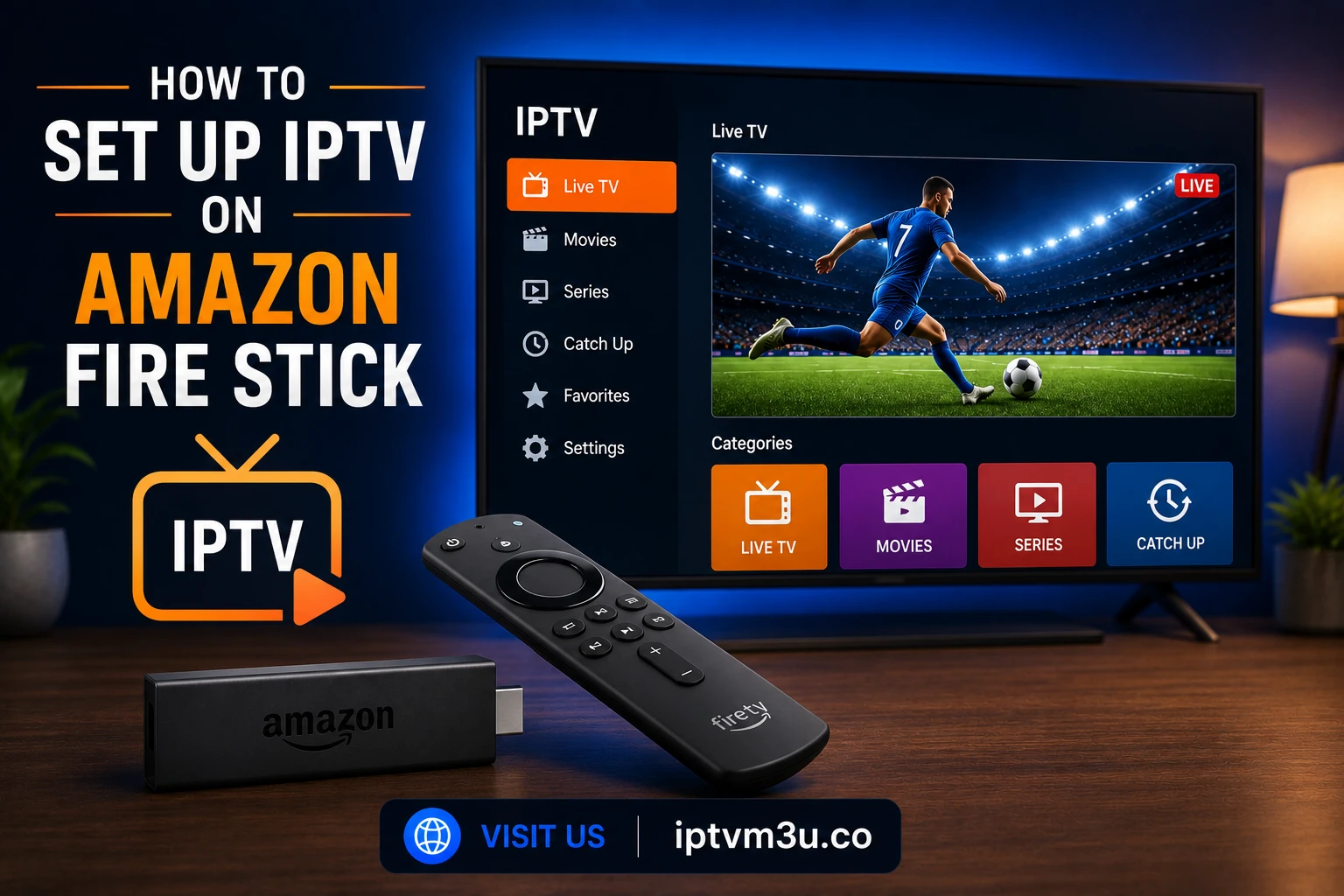Amazon Fire Stick IPTV setup and configuration step by step