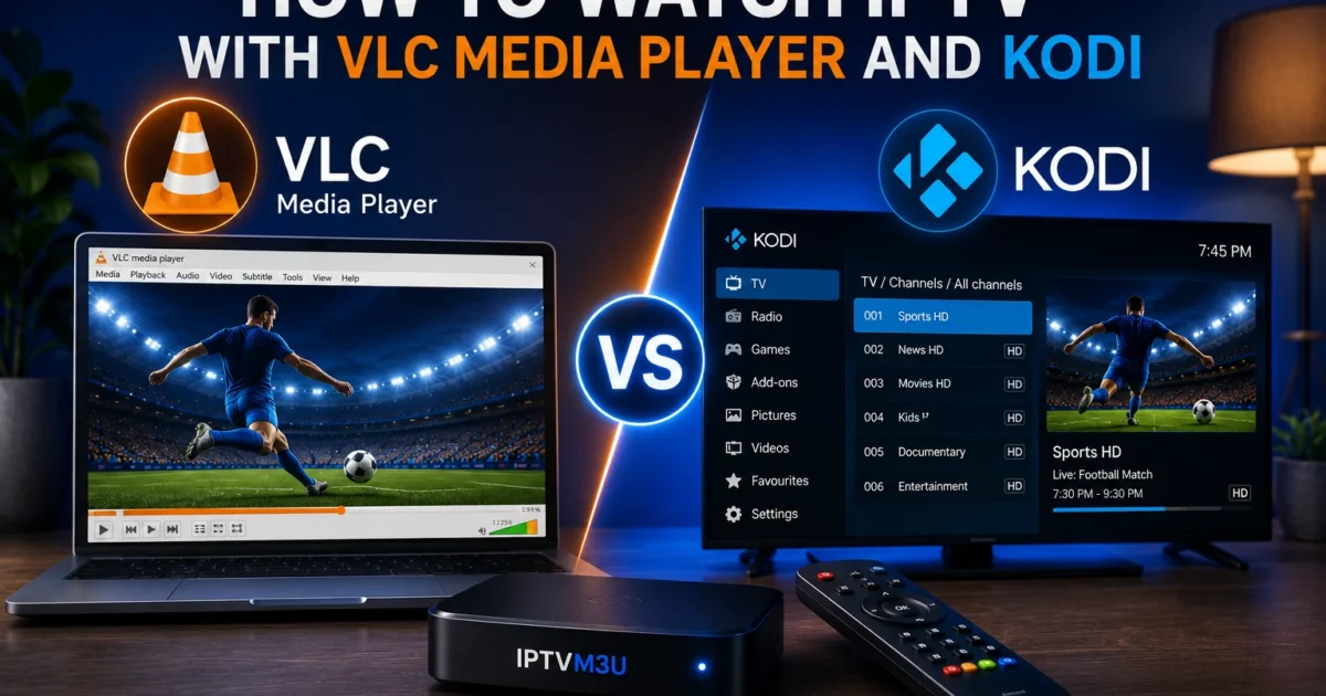 How to Watch IPTV with VLC Media Player and Kodi